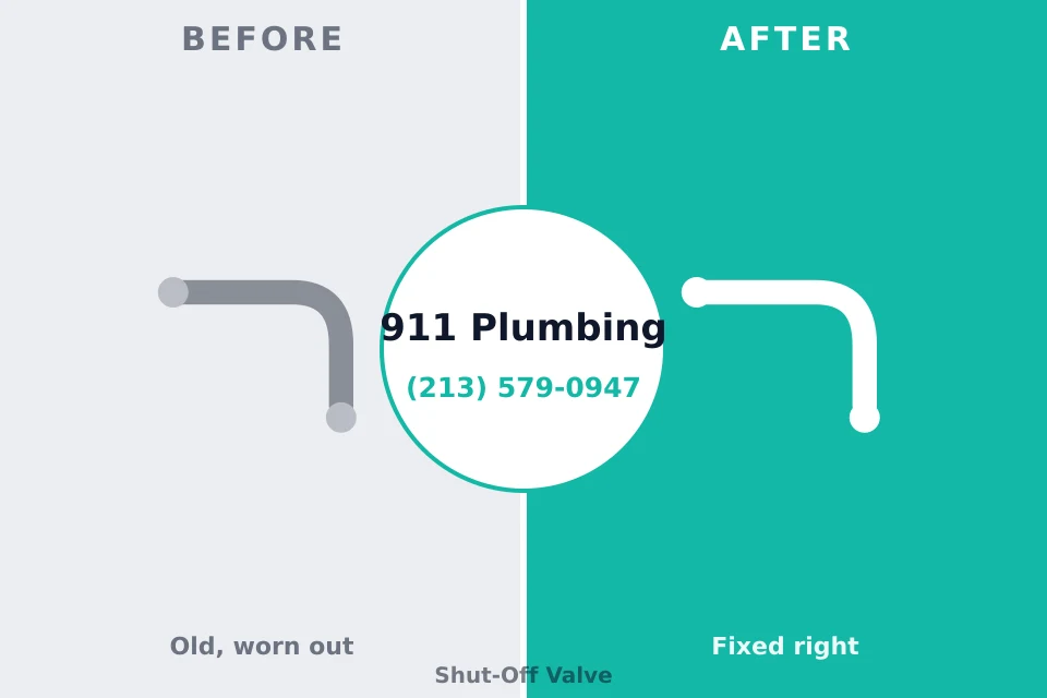 Before and after: plumbing company Medina, NY